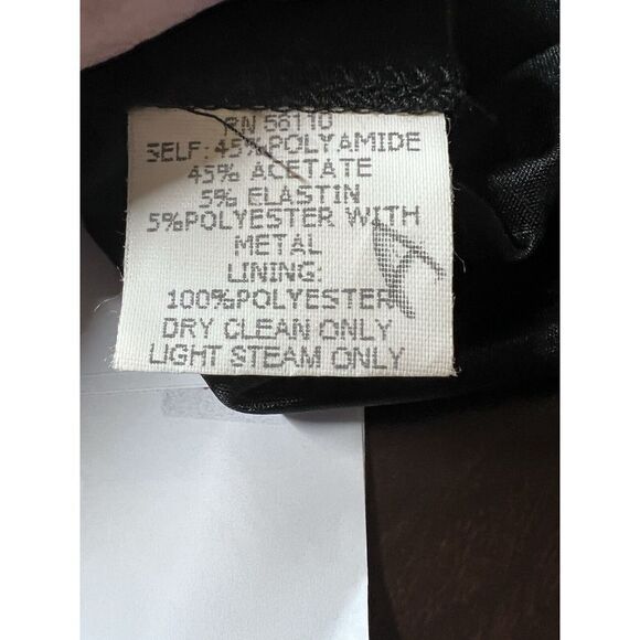 Gorgeous David Meister Metallic Textured Cocktail Evening Dress Size 5 EUC! - Picture 6 of 7